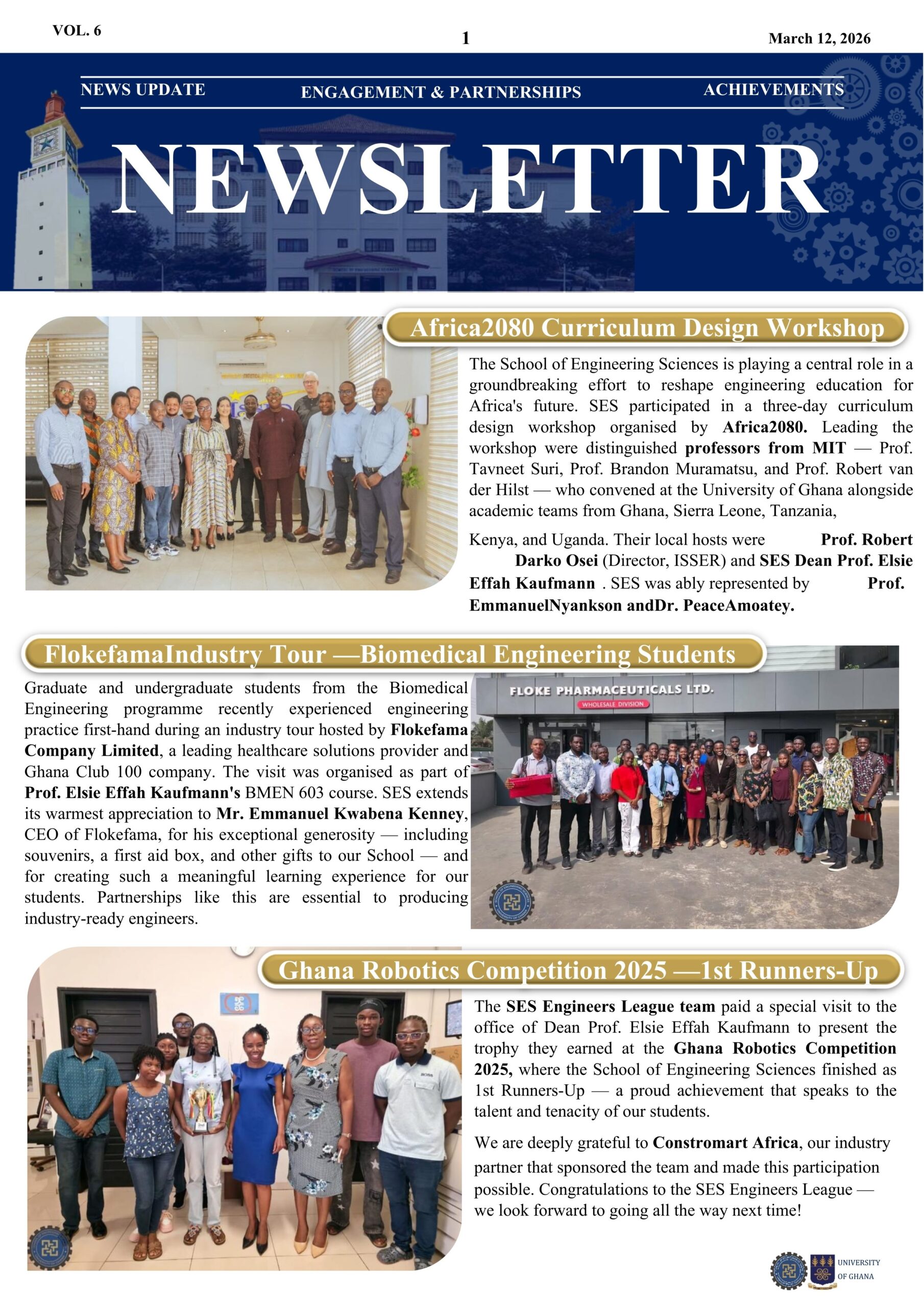 Flokefama Partners with University of Ghana to Shape the Next Generation of Biomedical Engineers