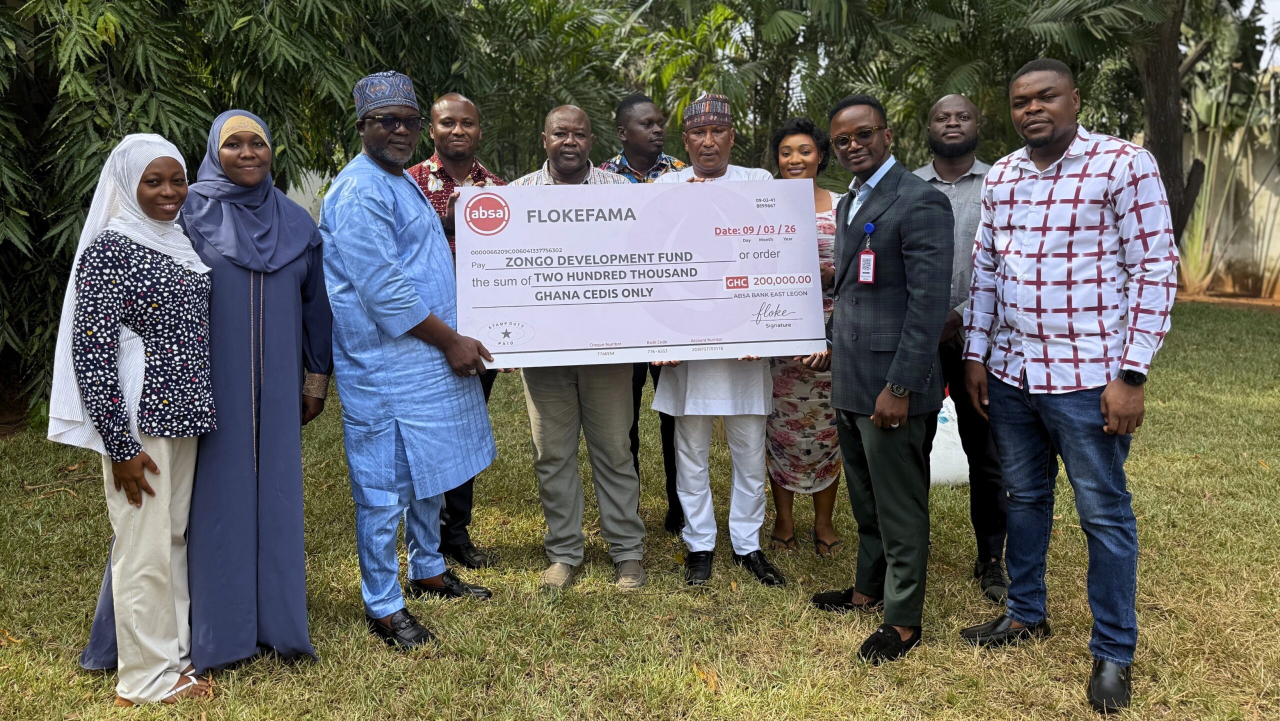 Flokefama Supports ZoDF Ramadan Distribution Programme